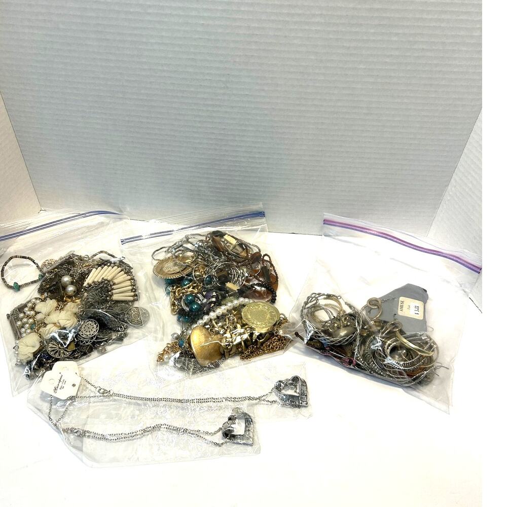 Lot of Assorted Necklaces and Earrings 43 Pieces